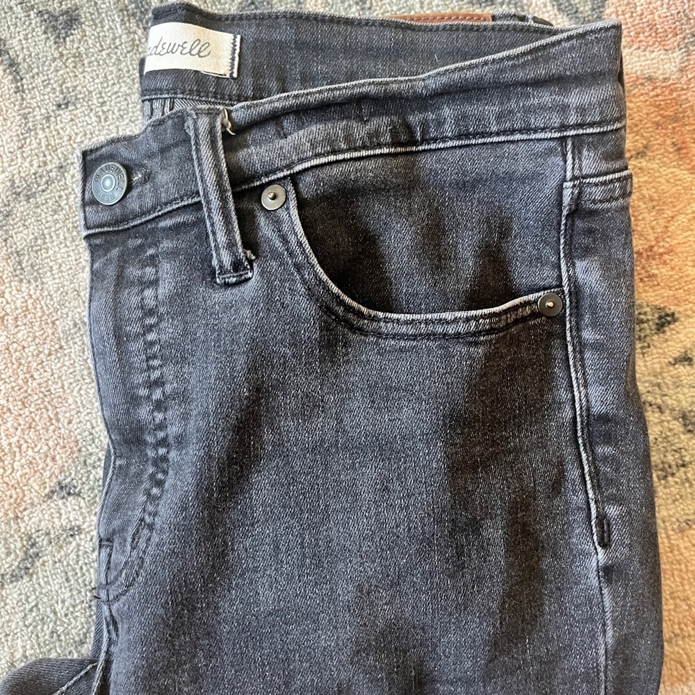 Madewell Black Distressed Skinny Jeans - Picture 8 of 8